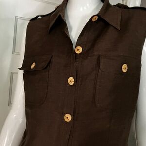 Evan Picone Linen Blend dress